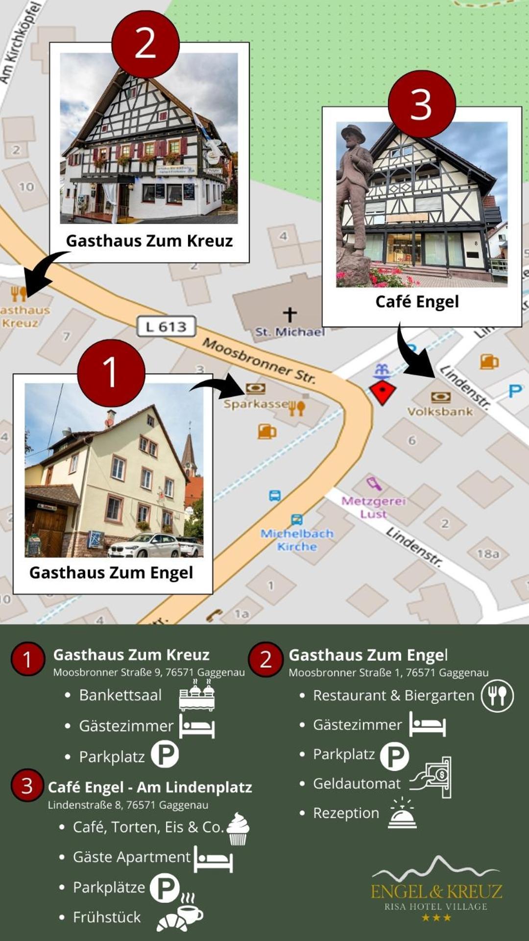 Landhotel Engel & Kreuz Гаггенау Экстерьер фото